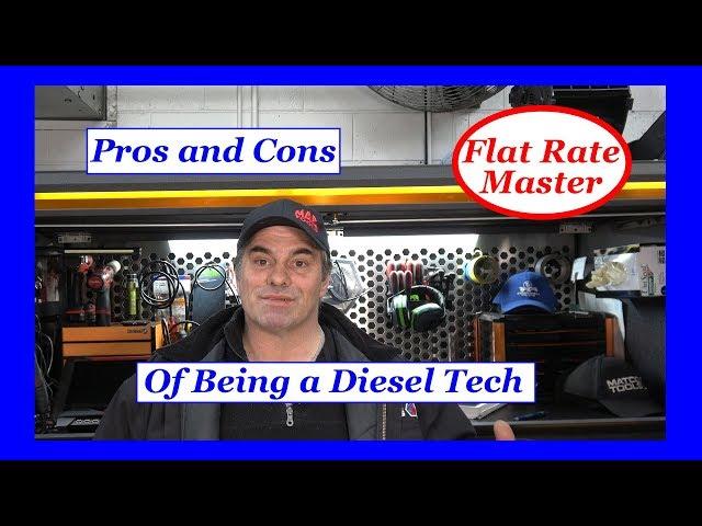 Pros and Cons of Being a Diesel Tech