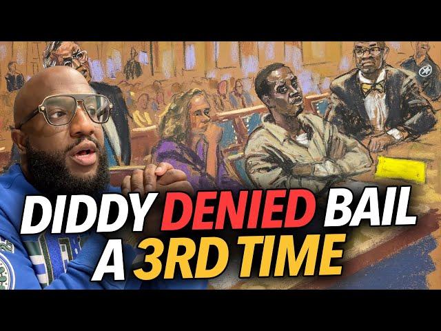 "He Begged The Judge..." Diddy Denied Bail a 3rd Time After Not Being Able To Stay Off The Phone 