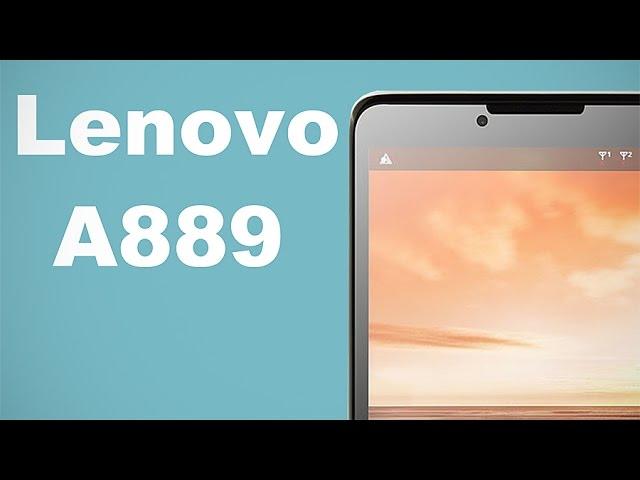 Видео обзор 6 дюймового телефона / смартфона Lenovo A889