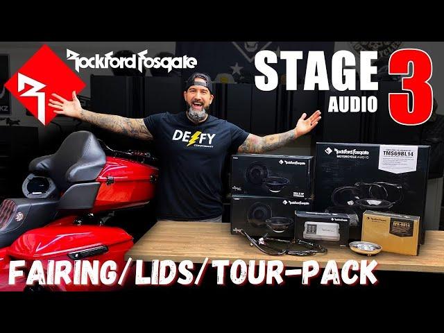 ROCKFORD FOSGATE STAGE 3 Harley Road Glide