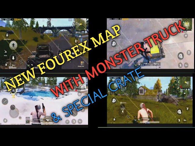 NEW FOUREX MAP WITH MONSTER TRUCK_PUBG MOBILE_CHINESE BETA