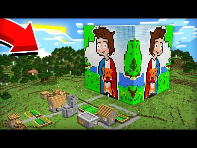 ПОДПИСЧИК ПОСТРОИЛ МНЕ КАРТУ В ДЕРЕВНЕ ЖИТЕЛЕЙ В МАЙНКРАФТ | Компот Minecraft