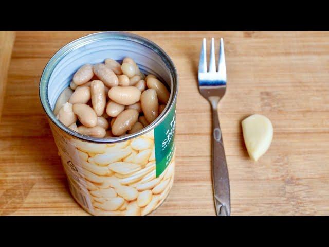 I take a jar of beans and prepare a brilliant salad! Delicious easy recipe!