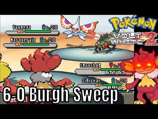 Blaze Black 2 Redux nuzlocke strategies: Sweeping Burgh with Simisear