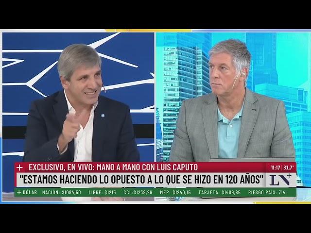 Entrevista completa de Luis Caputo en LN+