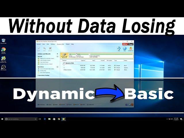 How To Convert A Dynamic Disk To Basic Disk || Convert Basic to dynamic Without data losing