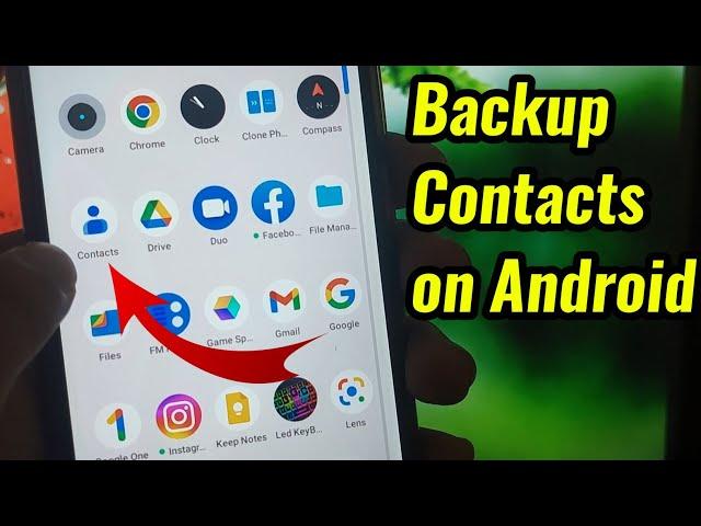 How to Backup and Restore Contacts on Android