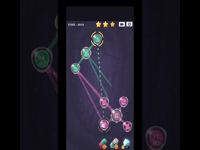 Cell Expansion Wars Level 3659 ⭐⭐⭐ Walkthrough #shorts