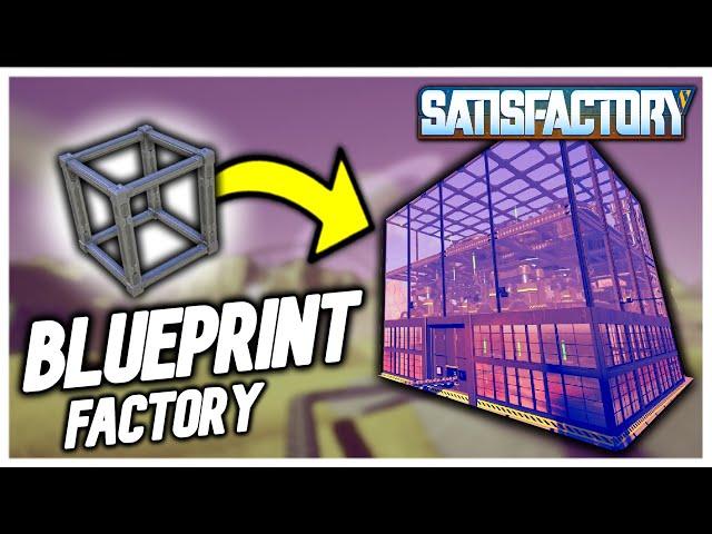 EASY ‘Modular Frame’ BLUEPRINT FACTORY in Satisfactory 1.0