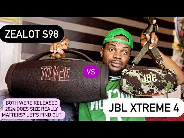 Jbl xtreme 4 vs zealot s98. both were released 2024 does size really matter here let’s find out