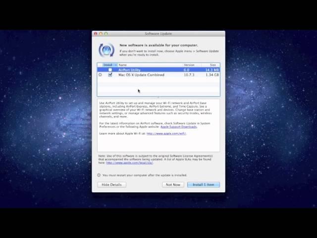 How To Update your Mac (OS 10.8 and earlier)