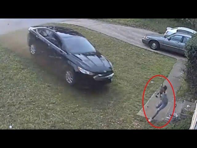 Car runs stop sign, hits girl playing in yard