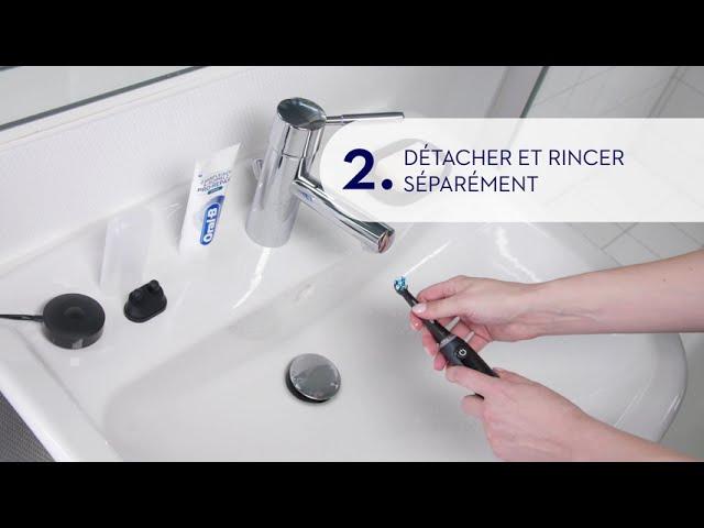 Comment nettoyer brosse à dent électrique Oral-B iO ?