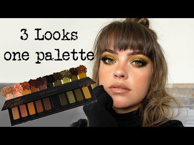 MELT GEMINI PALETTE | 3 looks one palette | Julia Adams