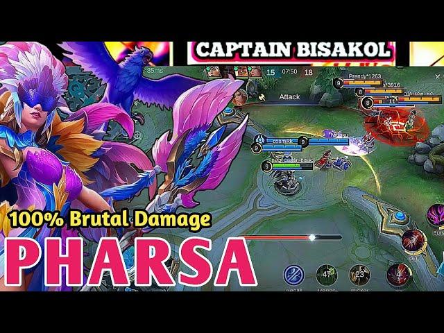 This Pharsa Build is 100% Brutal | Best Build and Emblem