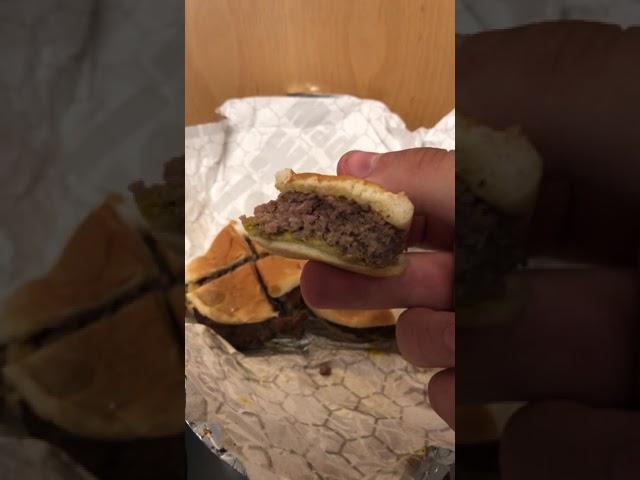Food Short Reviews Ep 5: Sheetz Burger Slider with Mustard and Old Bay Seasoning