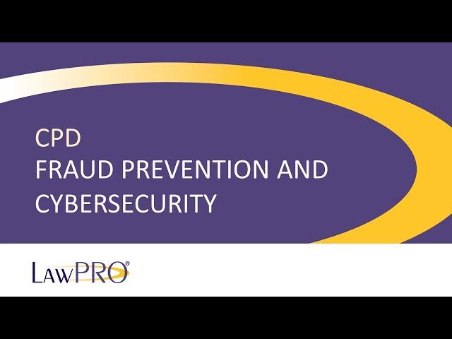 Fraud Prevention and Cybersecurity