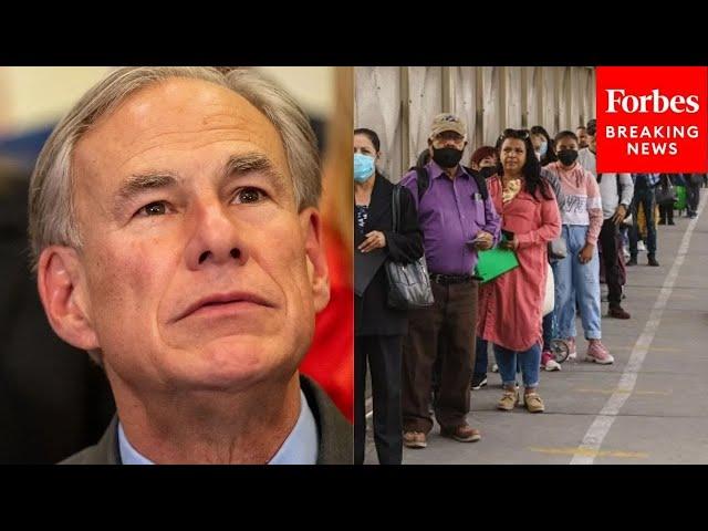 'We Will Work With The Trump Admin. To Deport Them': Texas Gov. Abbott Unveils New Border Policies