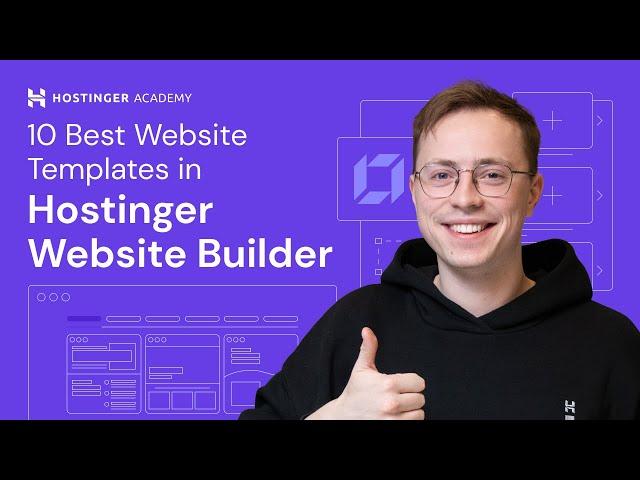 10 Best Website Templates in Hostinger Website Builder