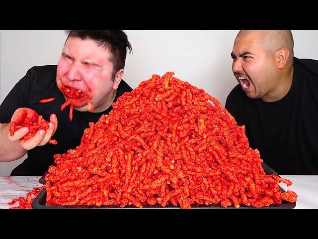 Matt Stonie's 10,000 Calorie FLAMIN' HOT CHEETOS Challenge