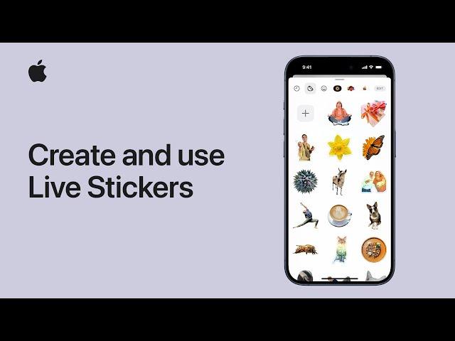 How to create and use Live Stickers on your iPhone | Apple Support