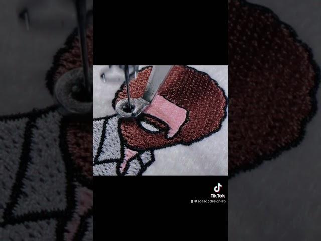 #embroiderymachine BOB ROSS INSPIRED EMBROIDERY DESIGN FOR CAPS #embroiderydesign #wilcom
