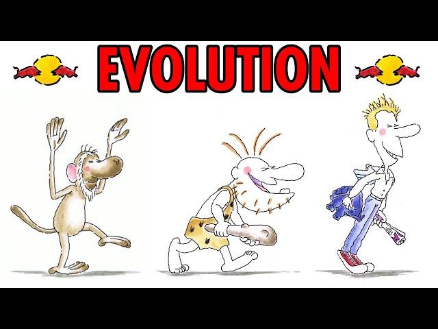  "EVOLUTION" -  Red Bull gives you wings.