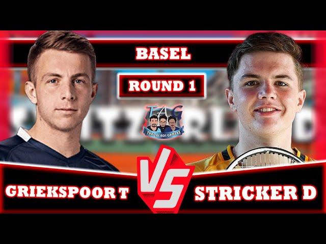 LIVE: D Stricker vs T Griekspoor • Basel Open ATP 500 2024 Round 1 #Stricker #Griekspoor #tennis #