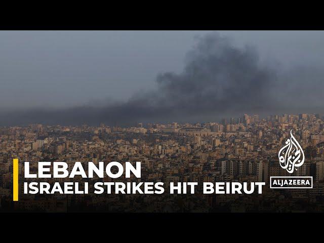 Israeli military says strike on Beirut targeted underground weapons storage site