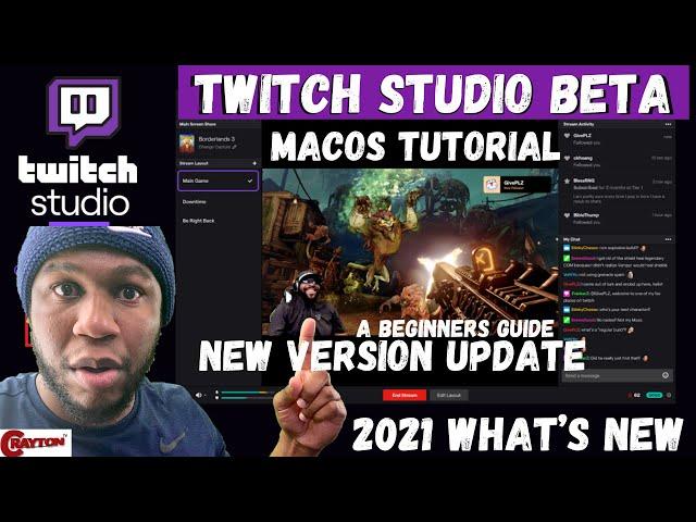 Twitch Studio Beta Tutorial ( NEW 2021 ) BEGINNERS GUIDE - CRAYTON TV