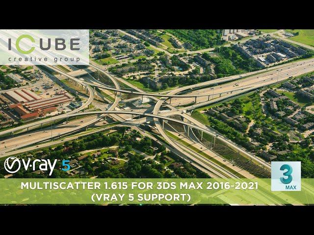 Multiscatter 1.615 for 3Ds MAx 2016-2021 (Vray 5 Support)