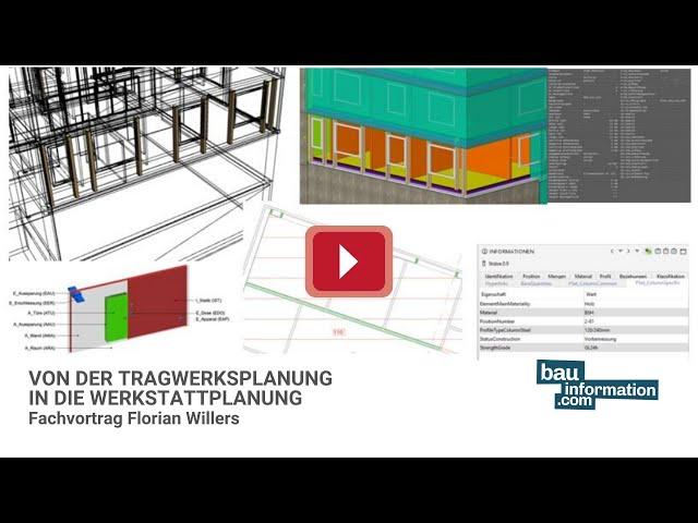 Von der Tragwerksplanung in die Werkstattplanung