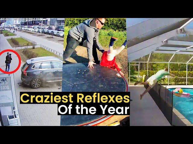 Top 35 Craziest Reflexes of 2022 | Close Calls