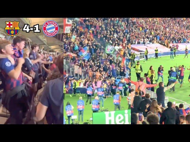 Barcelona Fans Completely Go Crazy As Rapinha Hattrick and Destroy Bayern Munich in Champions League