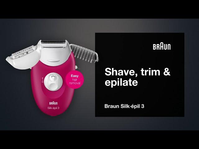 Braun Silk-épil 3 Product Video