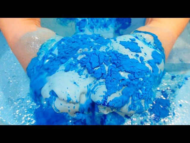 Just Recycled Mix and Holi Powder  Sponges Squeezing  ASMR