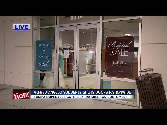 Alfred Angelo Bridal suddenly closing stores nationwide