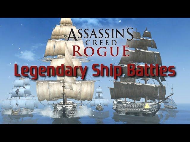 Assassins Creed: Rogue | All Legendary Ship Battles