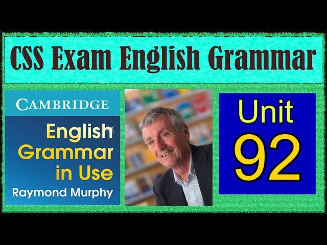 092-English Grammar in Use by Raymond Murphy - Unit 92 - Who, that, which