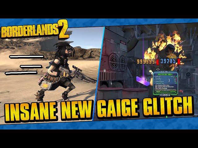 Borderlands 2 | New BROKEN Gaige Glitch! (Super Speed, Damage Stacking, Invincible!)