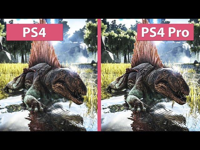 4K UHD | ARK Survival Evolved – PS4 vs. PS4 Pro 4K Detailed Graphics Mode Graphics Comparison