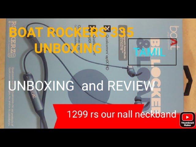 BOAT ROCKERS 335 . UNBOXING AND REVIEW TAMIL.  TECH GURU TAMIL