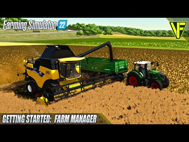 Get started as a FARM MANAGER in FARMING SIMULATOR 22
