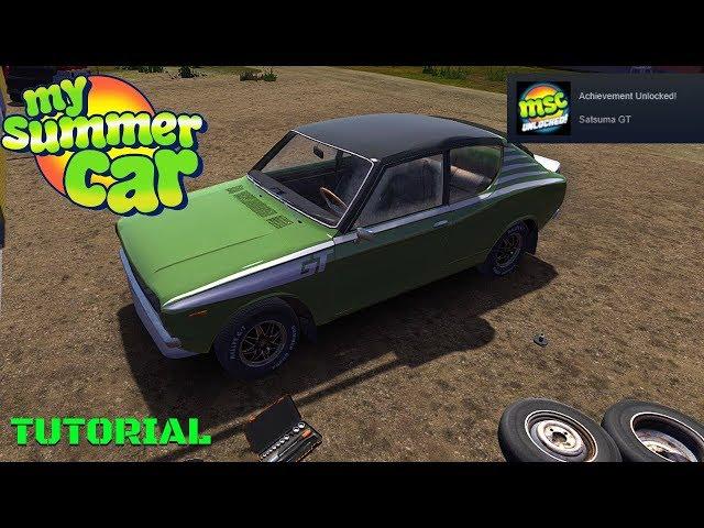 SATSUMA GT ACHIEVEMENT - VEHICLE PREPARATION [TUTORIAL] - My Summer Car #177 | Radex