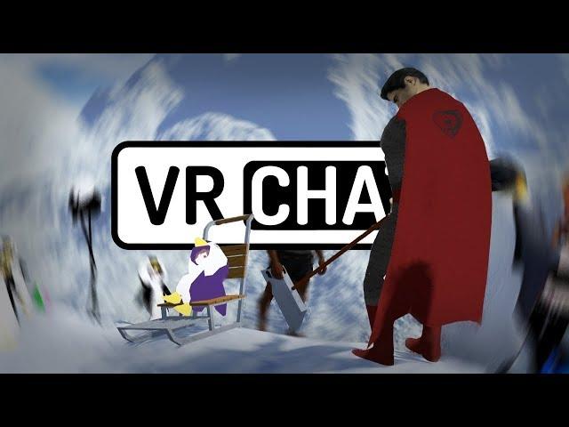 #ЗАМОНОЛИТ СУПЕРМЕН ИГРАЕТ ПИНГВИНАМИ В ГОЛЬФ - VRCHAT (МОНТАЖ)