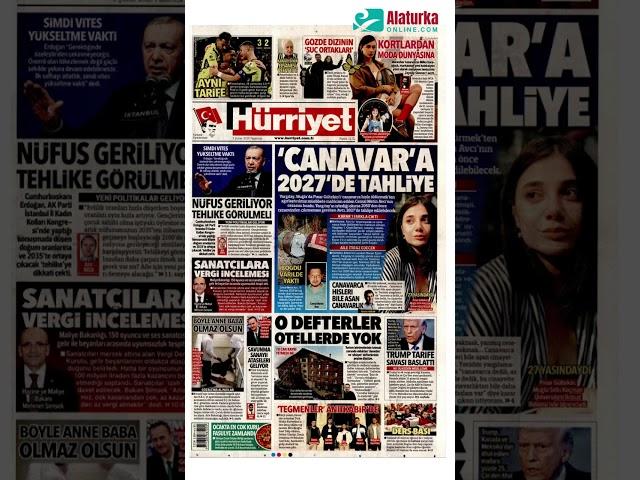 Hürriyet Gazetesi 1. Sayfa - 3 Şubat 2025