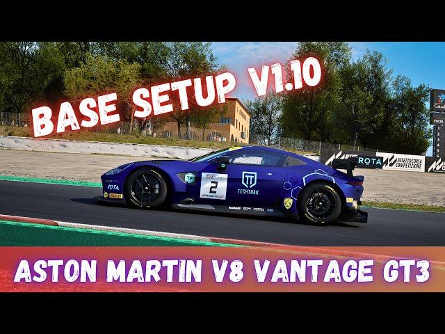 ASTON MARTIN V8 VANTAGE GT3 | ▸BASE SETUP◂ | FREE | ACC v1.10