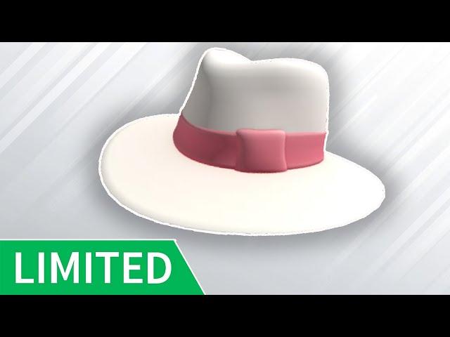 GET THIS ITEM BEFORE IT BECOMES LIMITED! White Fedora - George Ezra (Roblox)