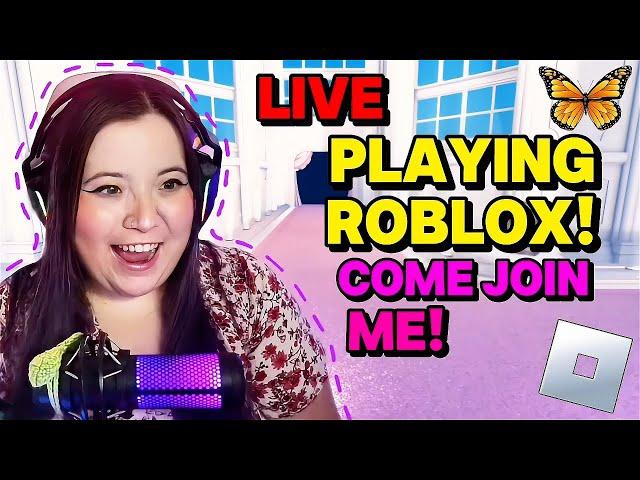  LIVE! PLAYING ROBLOX! COME JOIN ME!