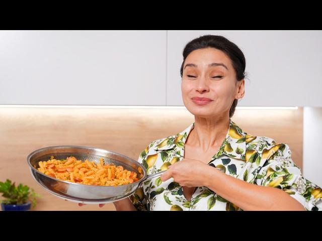 Pasta can SURPRISE! The simplest DINNER in a hurry - all in one frying pan!